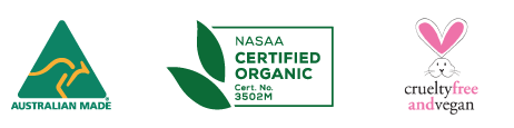Australian Made, Certified Organic, Cruelty Free